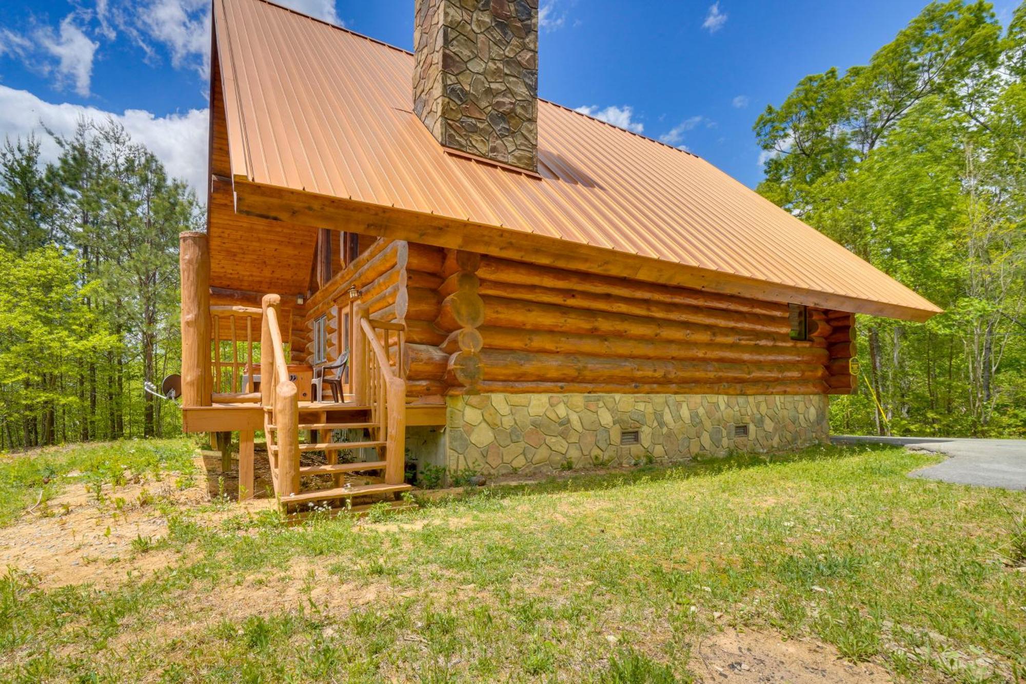 Gatlinburg Cabin With Hot Tub About 11 Miles To Downtown Екстер'єр фото